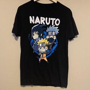 Ripple Junction Naruto Black Anime Tee